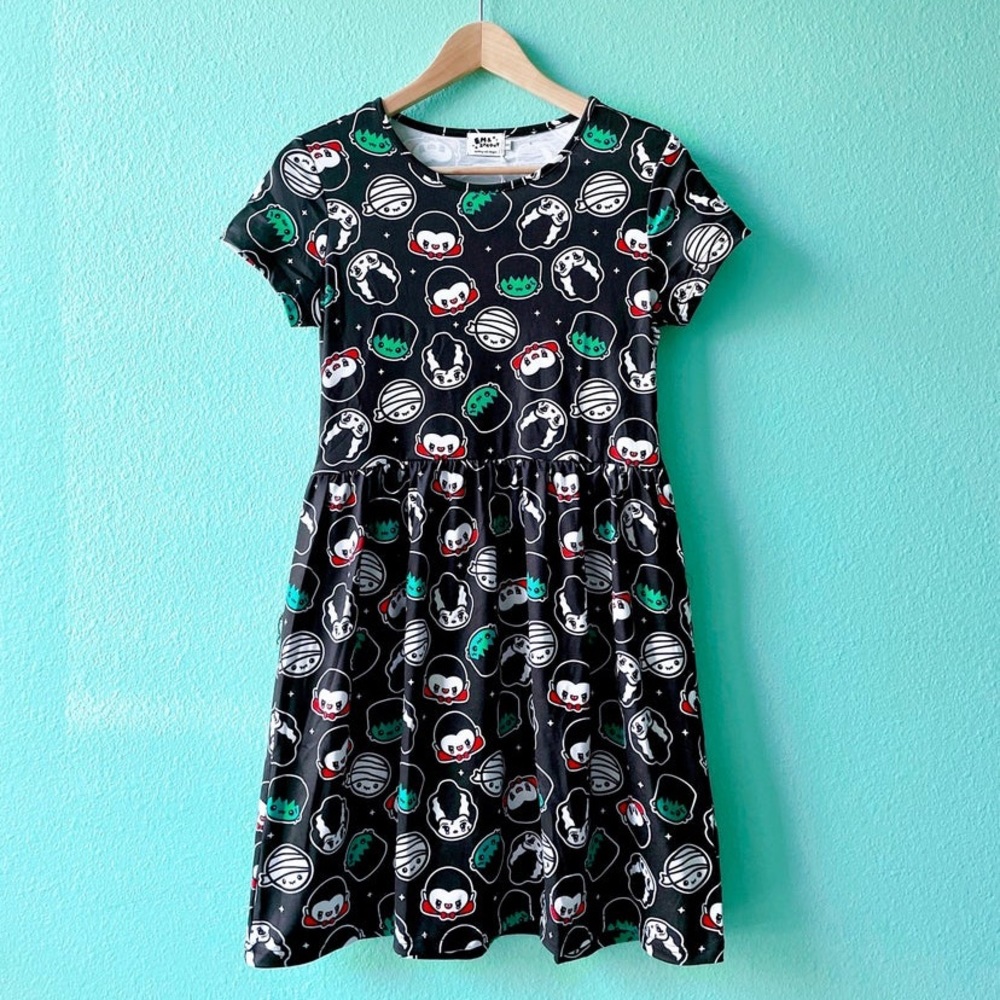 Monsters Babydoll Dress 4X